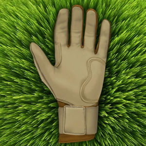 100% guantes de bateo de béisbol de cuero genuino precio bajo protección de manos béisbol al por mayor engranajes de bateo de Softbol - Product Image 4