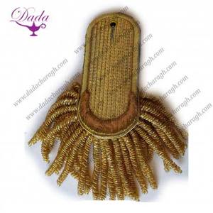 Écusson brodé à coudre de haute qualité, argenté uni, forme de croissant, courbe arrondie, en tissu - Product Image 3