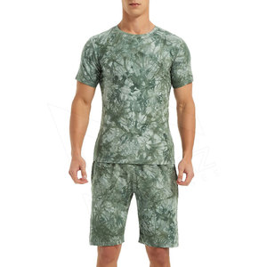 Conjuntos de camiseta y pantalones cortos para hombre, pantalones cortos y camiseta de verano con estampado de letras/camiseta informal con pantalones cortos, conjuntos de ropa de calle de marca para hombre - Product Image 1