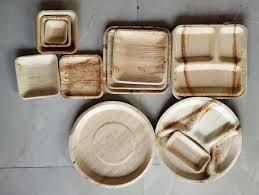 Vaisselle jetable esthétique et durable, assiettes rondes en feuilles d'areca compostables pour mariages, fêtes en plein air, type d'emballage - Product Image 6