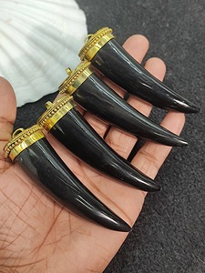 Collar con Colgante de Cuerno de Búfalo, Joyería Tribal Natural y Sostenible para Mujer, Alta Calidad - Product Image 6