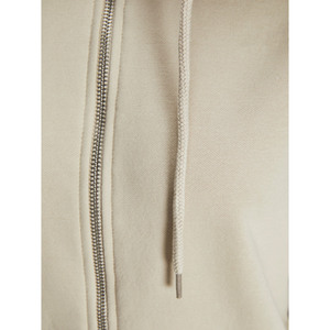 เสื้อฮู้ดมีซิปสำหรับผู้หญิงเสื้อมีฮู้ดไหล่ตกทำจากผ้าฝ้ายออร์แกนิกสำหรับ100% - Product Image 3