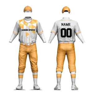Uniforme de Béisbol OEM ODM, Ropa Deportiva Personalizada, Uniforme de Béisbol para Equipos, Proveedor de Pedidos al por Mayor, Conjuntos de Camiseta y Pantalones de Béisbol - Product Image 1