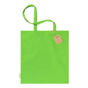 Sac fourre-tout promotionnel écologique en coton biologique Borough pour les achats de gadgets - Product Image 2
