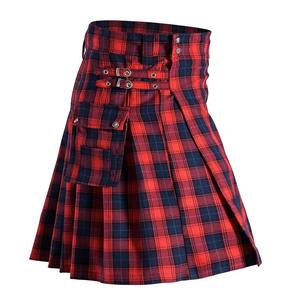 Style ethnique Hommes Femmes Ecosse Tartan Kilt Highland Kilt Jupe en coton écossais traditionnel National Scottish Apparel - Product Image 2