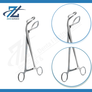Forceps manuel Somer Uturus, finition mate, 230 mm de long, acier chirurgical inoxydable, certifié CE, instruments réutilisables - Product Image 3