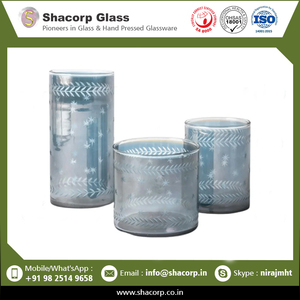 Nouvel arrivage Votives en verre lustré soufflé à la main OMBERED pour la décoration de la maison - Product Image 2