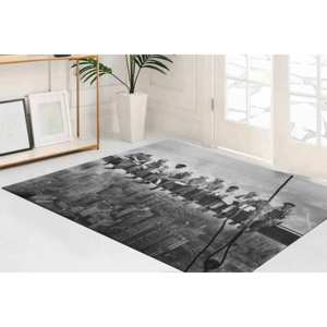 Tapis « Déjeuner sur un gratte-ciel » : Tapis d'ambiance de la ville de New York, Tapis en chenille - Product Image 2