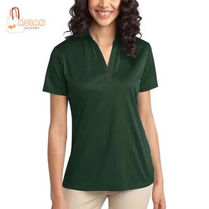 100% algodón para mujer para Polo Patrón sólido Tela Oxford Estilo casual a precio bajo de mercado - Product Image 1