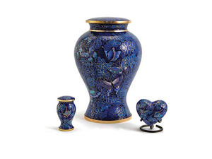 Venta caliente Urnas funerarias Urnas de cremación de metal para cenizas de recuerdo de adultos Fabricante de urnas y suministros funerarios de la India - Product Image 5