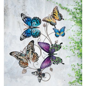 Panneau mural en métal contemporain unique Sculpture abstraite de luxe faite à la main pour salon chambre bureau - Product Image 4