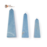 El mejor trabajo artesanal de piedra de obelisco de celestita peruana Natural 100% para la relajación del amor y el regalo de Good Energy Vibe de Perú