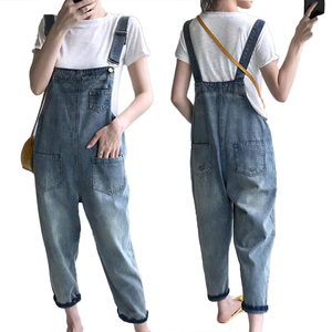 New Style High Quality <b>Women</b> Denim Dungarees, OEM Manufacturers Jeans Bibs <b>Overall</b> Jumpsuits <b>for</b> <b>Women</b> - Product Image 3