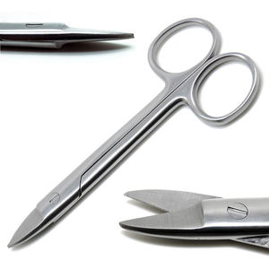 Tijeras Crown, Instrumento Dental de Acero Inoxidable con Certificación ISO, Instrumento Quirúrgico Dental Manual, Narham Enterprises - Product Image 2