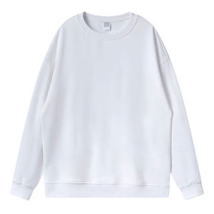 Jersey con cuello redondo de alta calidad para mujer, sudadera de lana de algodón 100% para mujer, sudadera de lana de invierno - Product Image 2