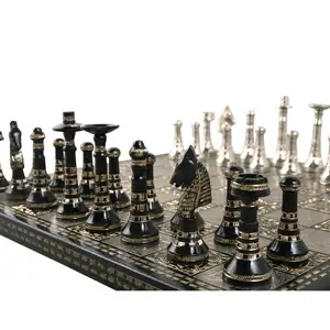 Chess Board Hand Crafted Solid Wooden Chess Set With Chess Box - Vintage Collection Wooden Chess Set For Adults Special Chess Gi