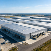 Entrepôts en acier préfabriqués sur mesure, conception gratuite, certification CE, construction rapide, usine en acier
