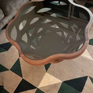 Mesa de centro paramétrica de lujo moderna con declaración de vidrio ligera extraíble muebles de decoración del hogar - Product Image 3