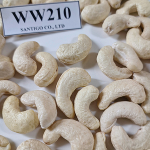 Fournisseur de confiance du Vietnam Noix et amandes SANTIGO Noix de cajou crues WW210 Noix de cajou bon marché en vrac W210 - Product Image 1