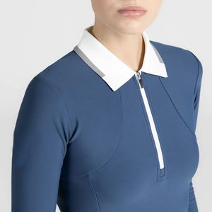 Camisa ecuestre de alta calidad que absorbe la humedad, ajuste femenino, ropa personalizada, venta al por mayor, camisetas para montar a caballo - Product Image 5
