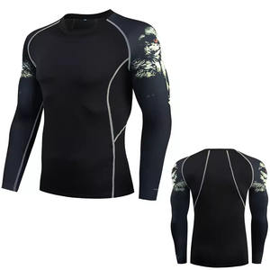 ชุดป้องกันผดผื่นสำหรับผู้ชายผ้าสแปนเด็กซ์/ โพลีเอสเตอร์ระบายอากาศได้ดี - Product Image 5