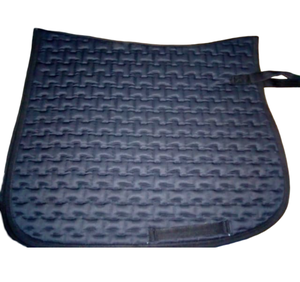 Almohadillas de sillín de caballo inglés azul marino de calidad superior de diseñador tela de taladro de poliéster/algodón equitación inglesa al por mayor - Product Image 1