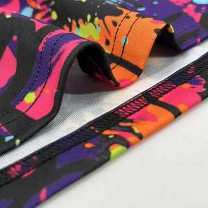 Colorful Sublimated Team Jersey Mens Custom Short Sleeve Crew Neck Lightweight Breathable Design logo Name Number Option Premium - Product Image 4