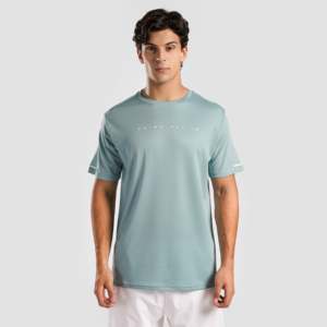 Camiseta Move Max Mint (Talla M) 100% Algodón Transpirable Ligera con Logotipo Estampado 180g Tejido de Punto Estilo Casual - Product Image 1