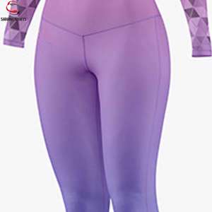 Ensemble de veste de yoga et de leggings de sport à fort impact, nouvelle mode, logo personnalisé, leggings de sport sans couture pour femmes - Product Image 5
