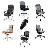 Roulette rotative pivotante CCE de 2.5 pouces pour chaise de bureau Durable polyuréthane acier polypropylène léger 60-80Kgs