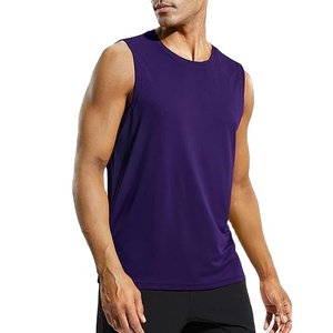 New Arrival Premium Quality Distressed Casual Tank Tops for <b>men</b> Custom Design solid pattern Screen Printing OEM Service - Product Image 1