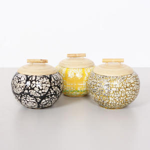 Ramadan fournit un bol en bambou filé à la main bol décoratif avec couvercle conteneur de stockage en bambou prix bon marché - Product Image 4