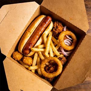 Boîte en papier gaufré pour crêpes, gaufres, glaces, pâtisseries et beignets, avec séparateurs, pour emballage de biscuits de boulangerie, directement de l'usine - Product Image 5