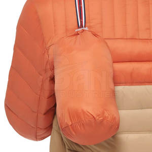 Chaqueta acolchada para hombre de calle alta tela de invierno de alta calidad con cuello levantado personalizable manga larga llegada directa de fábrica - Product Image 6