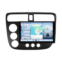 Autoradio Android 15 8 cœurs Écran IPS pour HONDA CIVIC LHD 2001-2005 Lecteur multimédia de voiture avec GPS WiFi 4g Lte