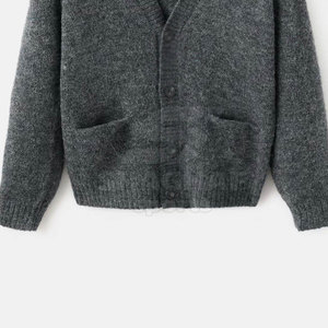 Men Cardigan Soft Fabric Lightweight Warm Daily Outfit Comfortable Fit Men Cardigan Simple Casual Outfit - Product Image 5