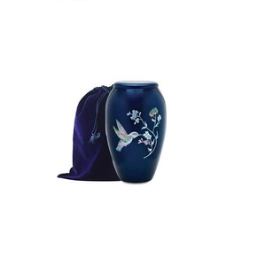 Urne de crémation personnalisée à imprimé d'oiseau, pour cendres d'adulte, vente à chaud, fabricant d'urnes de crémation de haute qualité - Product Image 1