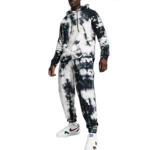 Ropa personalizada Streetwear pantalones de chándal y sudaderas con capucha conjunto de chándales de gran tamaño Unisex hombres Sudadera con capucha pantalones de chándal de peso pesado conjunto Suelto - Product Image 1