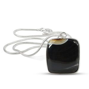 Colgante de Diamantes Chapado en Oro de Calidad AAA Natural con Cadena de Metal - Product Image 1