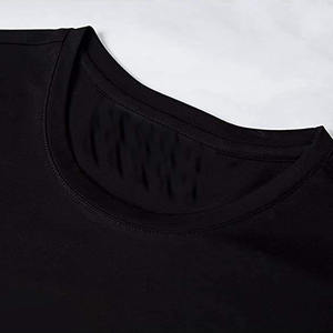 Hombres 150 gramos transpirable 100% algodón camiseta para hombres holgado ajuste holgado impreso tripulación fitness antiarrugas bolsillo - Product Image 4