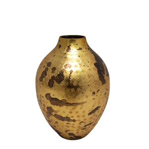 Handmade Modern Aluminum round Flower <b>Vase</b> Brass <b>Gold</b> Color Crystal for Home & Wedding Decoration <b>Floor</b> <b>Vase</b> - Product Image 1