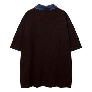 Camiseta Personalizada de Estilo Urbano Y2K para Hombre, con Cierre, 100% Algodón, Lavado Ácido, Manga Larga, Diseño Sólido, Secado Rápido - Product Image 2