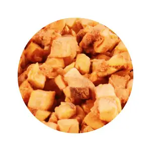 Made In Italy Bulk Wholesale Nutrient Natural Crunchy Healthy Snack Freeze Dried Peach Cubes