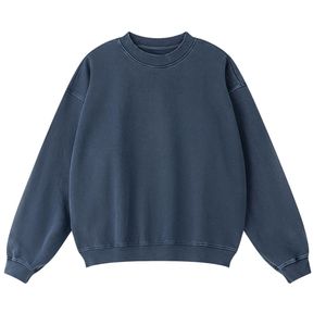 Sweat-shirt en molleton de coton à col rond à manches longues pour homme, motif écossais, décontracté, respirant, coupe ample - Product Image 5