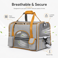Sac de transport pour animaux de compagnie à parois souples, respirant, en maille, pour chat et chien, pour petits animaux