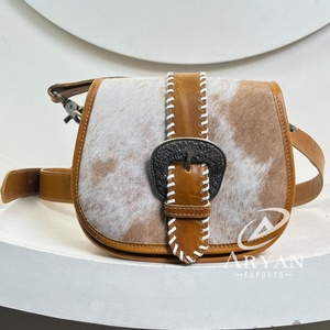 Bolso bandolera recién llegado, bolso de mano de piel de vaca de alta calidad para mujer, bolso de hombro de piel auténtica con logotipo personalizado para mujer - Product Image 1