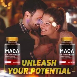 Лидер продаж, мужские добавки для поддержки энергии, красные желтые таблетки для корня Маки и женьшеня, черные капсулы с экстрактом Маки для взрослых - Product Image 2
