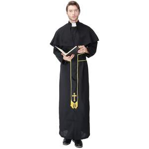 Robes de chœur unisexes en coton respirant avec broderie de logo personnalisée de haute qualité, dernier style, traditionnelles pour l'église et musulmanes - Product Image 1
