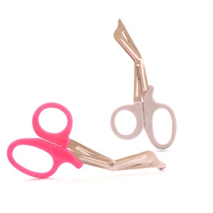 Tijeras de vendaje médico de primera calidad con cuchillas de acero inoxidable Punta DE SEGURIDAD Borde dentado Ideal para enfermeras de emergencias médicas Botiquines de primeros auxilios - Product Image 3