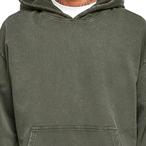 Sudadera con Capucha Extra Grande para Hombre, Personalizada con Logotipo, Ropa Casual de Invierno para Exteriores, 100% Algodón, Forro Polar de Secado Rápido, para Adultos, Proceso Impex - Product Image 3
